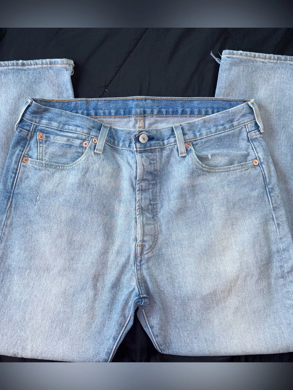 Levi's 501 Light Blue | 5 Button Fly | Relaxed Fit Men’s Jeans